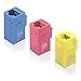 VCE UL-Listed CAT6 Keystone Coupler 15-Pack, Ethernet Coupler Female to Female, RJ45 Coupler for CAT6/CAT5e/CAT5, Keystone Jack, Blue + Red + Yellow