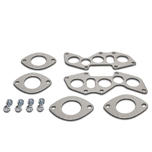 DNA Motoring GKTSET-IS250-06 Aluminum Exhaust Manifold Header Gasket Set Replac…