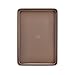 Chicago Metallic Elite Non-Stick Carbon Steel Small Cooking/Baking Sheet, 13-Inch-by-9.5-Inch, Bronze