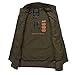 H.T.Niao Jacket8201C1 Men 's Fashion Slim Collar Jackets(Army Green,Size XL)