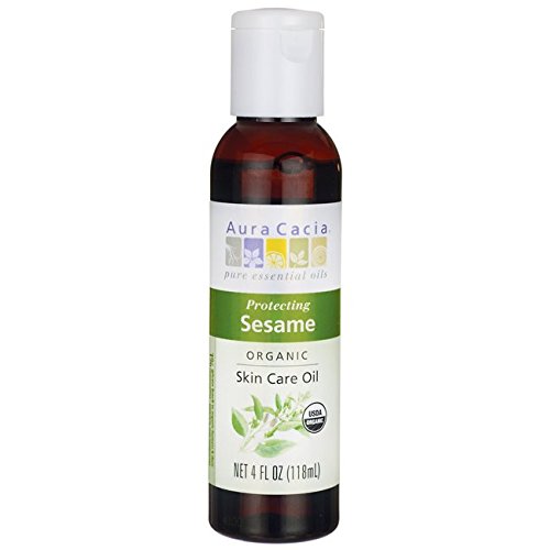 Aura Cacia Organic Skin Care Oil, Protecting Sesame, 4 fl. oz.