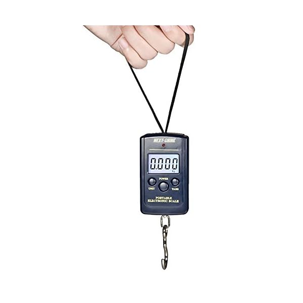 Next-shine-Electronic-Digital-HangingFishLuggageKitchen-Scale-001-lb0005kg-Dark-Blue