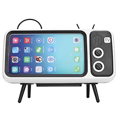 Domybest Enceinte Bluetooth Portable Mini Haut-Parleur Bluetooth Support de Téléphone de Forme TV Rétro Lecteur de Musique Sound Box Bluetooth Portable sans Fil