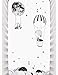 Rookie Humans 100% Cotton Sateen Fitted Crib Sheet: Frieda & the Balloon, Modern Nursery, Use as a Photo Background for Your Baby Pictures. Standard Crib Size (52 x 28 inches) (standard cotton sateen)