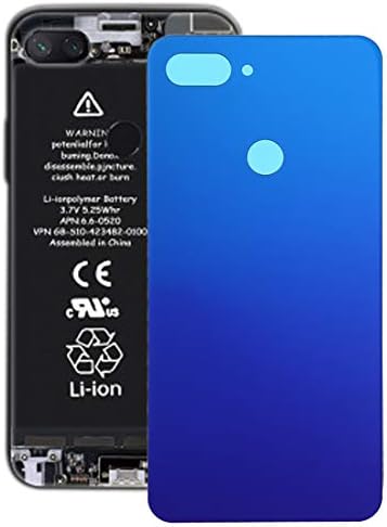 YUANSHIHUI Mobile Accessories Battery Back Cover for Xiaomi Mi 8 Lite(White) (Color : Twilight Blue)
