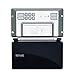 Alarm Clock, KRASR Travel Clock LCD Mini Digital Desk Folding Electronic Alarm with Blue Backlight (Black)