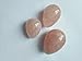 Yoni Egg Set of 3- Rose Quartz - Predrilled, Hand Crafted, Natural Wax, 3 Sizes, 3 Weights, for Women to Strengthen Pelvic Floor Muscles and Counter Stress Adult Urinary Incontinence, by JIC Gem