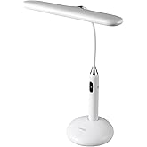 VAVOFO LED Desk Lamp 6778B - Touch Control, Adjustable 2700-7000K Color Temperature, 700 Lumens, 360° Flexible Gooseneck, USB-C Charging, 2.5hrs Cordless, Eye-Caring Light (White)