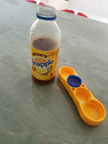 Only For Larger Plastic Caps Opener | Arthritis Bottle Opener | Seniors help | magic Opener PLUS | Magnetic and Ergonomic | ready for 8 Large screw off plastic bottles | Twist off large caps ez