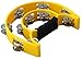 YMC Half Moon EZ Grip Tambourine 20 Jingles - Yellow