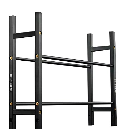 LAFEINA Metal Tires Shelf Tyre Rack for 1/10 Tire Wheel Rims RC Rock Crawler Car and Drift Car (Black)