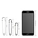 Outus 12 Pieces Extra Large Safety Pins Stainless Steel Heavy Duty Safety Pins, 3 Size (Silver, Bronze and Black)