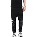 Pizoff Camouflage Faux Leather Harem Jogger Pants