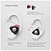TREBLAB X11, Truly Wireless Bluetooth Earbuds, Best Sports Headphones Made for Running, Workout and Travel. True HD Sound, Secure-Fit, IPX4 Sweat-Proof, Noise Cancelling Headset w/Mic (Black)