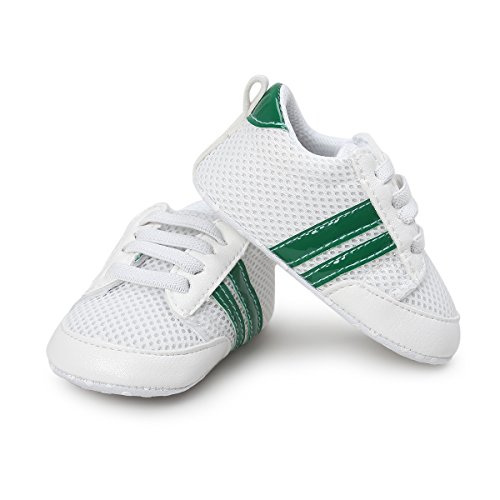 Save Beautiful Baby Shoes - Infant Boys Girls Summer Net Sneakers Crib Shoes (5.12inches(12-18months), style(A) green)