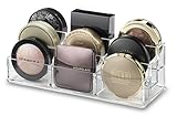 byAlegory Tiered Compact Makeup Organizer | 9 Spaces, 3 Tiers