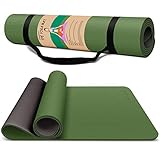 Yoga Mat Exercise Fitness Mat - High Density