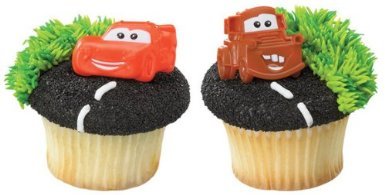 Oasis Supply Disney Cars Mater and McQueen 12 Count Cupcake Rings