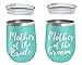 PDTXCLS Yasirona TANGDIAABBCC Damtoe Wedding Gifts for Parents Mother of The Bride and Groom Wine Tumblers - Set of 2
