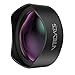 Vteyes Super Wide Angle Lens, Superb Selfie Lens, No Distortion, No Dark Circle, 18MM HD Wide Angle Cell Phone Camera Lens Kit for iPhone, Samsung, Android Smart Phones, Most Cell Phones