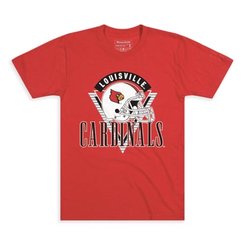 Homefield Louisville Cardinals Officially-Licensed College T-Shirt - Premium So…