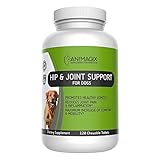 Animagix Dog Hip & Joint Supplements with 800mg Glucosamine, 400mg Chondroitin, 400mg MSM - Helps for Dog Joint Pain Relief