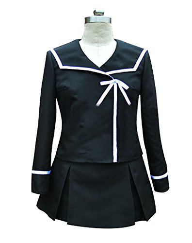 Mtxc Women's Ga-Rei Zero Cosplay Yomi Isayama School Uniform Size X-Large Black
