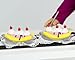 Sophia's 18 Inch American Doll Accessories Pretend Play Food Set of Banana Split 7 Pc. of 2 Spoons, 2 Lace Napkins, 2 Doll Ice Cream Banana Splits & Table Runner, for American Girl Doll & More