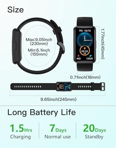 Montre Podometre Marche Bracelet Non Connectée Simple 1.47 Pouces