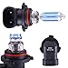 NEWBROWN 9006 Headlight Bulbs 9006 HB4 Halogen Bulb 5000K Super White Light Long Life Replacement P22D 12V/51W (9006/HB4, 2 Pack)