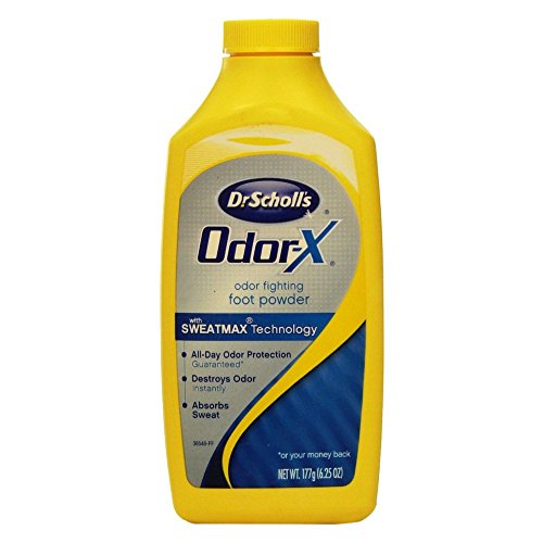 Dr. Scholl’s Odor-X Odor Fighting Foot Powder 6.25 oz. (Quantity of 5)