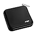 Hermitshell Travel Hard EVA Carrying Case Bag with 6 CDs Mesh Pockets Fits Samsung Ultra-Slim Black Optical Drive/Portable External DVD CD Blu-ray Writer/Apple USB Superdrive