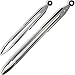 SureWare(TM) 12-Inch/16-Inch Stainless Steel Kitchen & Grill Tongs (2 Pack) | Gourmet Quality BBQ, Oven, Salad Fish and Serving Tongs - 20% OFF SALE GOING ON NOW!