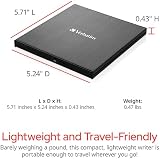 Verbatim 43888 Slimline External Blu-Ray DVD Drive Black 4K Ultra HD view 2