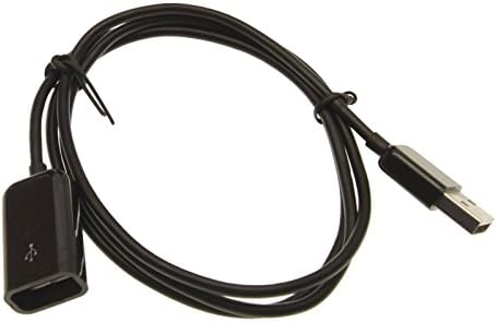 USBGear 3ft. Black USB 2.0 Hi-Speed A Male to A Female Extension Cable