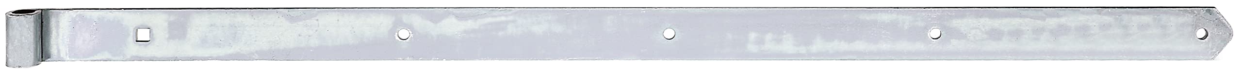 Strap Hinge Straight with Rounded End Rolle 16 mm / 1000 x 45 mm / 1 STK. galvanisch Gelb verzinkt — image 1