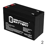 Mighty Max Battery Ride On Replacement 6V 7AH Battery for Kids Ride On Power Car Wheels - 2 Pack Brand Product