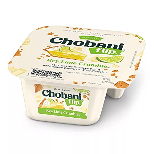 Gourmet Kitchn Chobani Flip LowFat Non GMO Greek Yogurt with Graham Cracker and White Chocolate