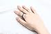 TIGRADE 6MM 8MM Titanium Ring Abalone Shell Inlay Wedding Band Couple Ring for Men Women (6mm, 9)