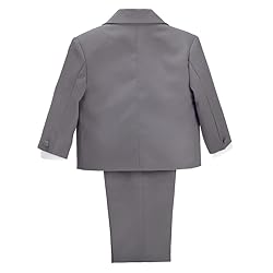 Dressy Daisy Toddler Boy' 5 Pcs Set Formal Tuxedo