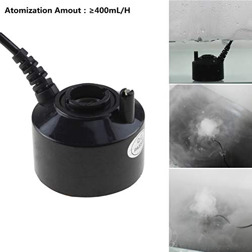 AGPTEK 400mL/H Original Mini Mist Maker Fogger Water Pond Garden Fountain Fogger Indoor Outdoor Fountain Accessories Fog Machine Atomizer Air Humidifier