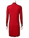 FLORIA Womens Casual Longline Open Front Drape Soft Knit Shawl Cardigan Sweater