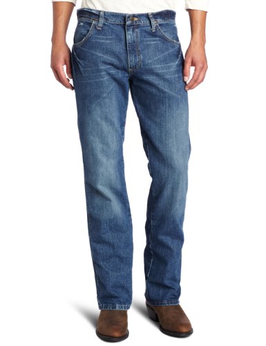 Wrangler Men's Tall Retro Slim Fit Boot Cut Jean, Blue, 30x38