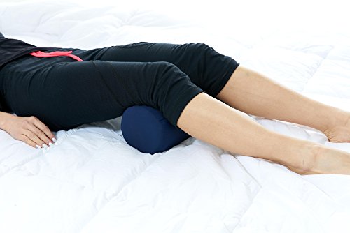 Round Cervical Roll Bolster Pillow Cushion with Removable Washable Cover, Ergonomically Designed for Head, Neck, Back, and Legs || Ideal for spine and neck support during sleep