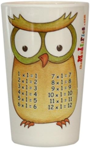 theMultiples Times Table Dinnerware Professor One Hoot 8 oz Melamine Tumbler