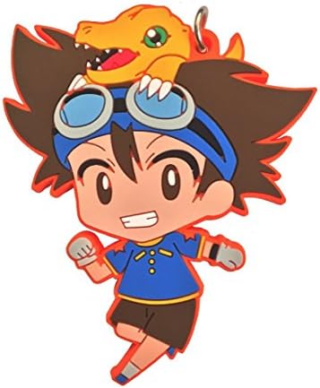 Digimon Adventure: Taichi and Agumon Pvc Keychain ~ Yagami Taichi