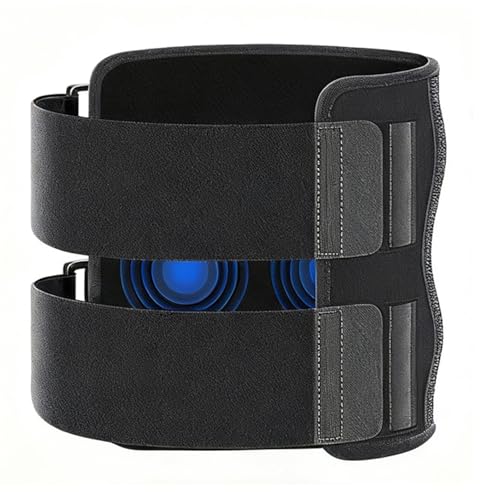 SHYSBV Rodillera de acupresión para aliviar el dolor de ciática con correas ajustables, dos almohadillas de apoyo y varillas de apoyo para aliviar la ciática, dolor lumbar y glúteos