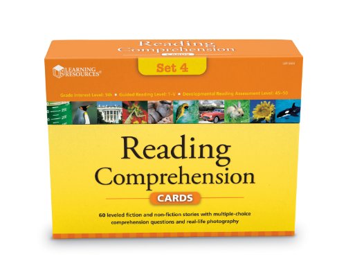 Learning Resources Reading Comprehension Card Set 4
