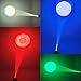 GBGS DMX Pinspot 12W RGBW Color-Changing LED Pinspot DMX512 Narrow-Beam Pinspot Stage Lighting Effect for DJs, KTV, Discos and Parties