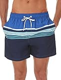 SILKWORLD Mens Swim Shorts Athletic Swimwear Beach